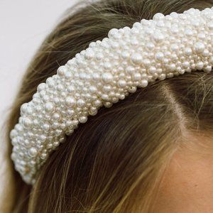 Jennifer Behr Bailey Pearl Headband NWOT